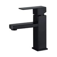 Black Square Basin Mixer